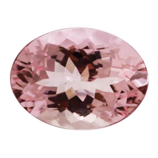 Natural Pink Morganite 2.43 Cts Oval 8x10mm (PIOV016) - Bluestargemstones - -  - Natural Pink Morganite 2.43 Cts Oval 8x10mm (PIOV016)