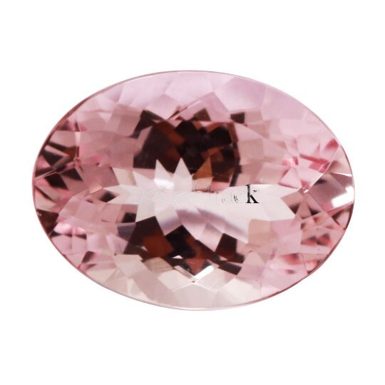 Natural Pink Morganite 2.43 Cts Oval 8x10mm (PIOV016) - Bluestargemstones - - 