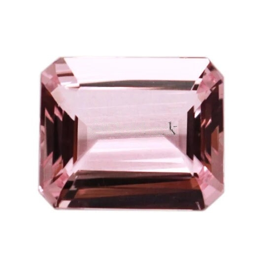 Natural Pink Morganite 3.89 Cts Octagon Shape (PIOCT003) - Bluestargemstones - - 