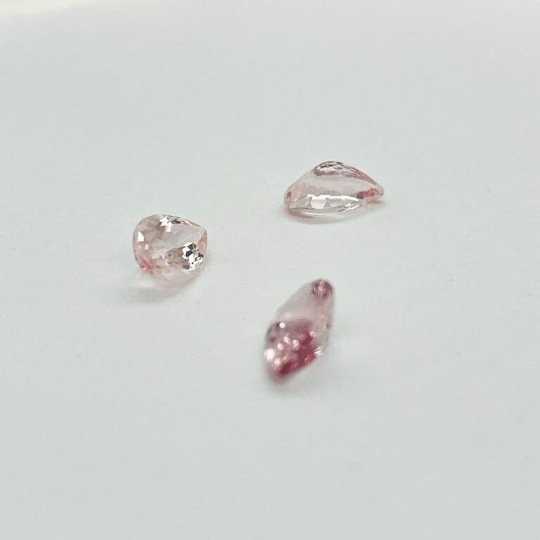 Natural Pink Morganite 7x11mm Pear Shape 1.80 Cts (PIP002) - Bluestargemstones - - 
