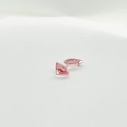 Natural Pink Morganite 8x10mm Pear Shape 1.94 Cts (PIP014) - Bluestargemstones - - 