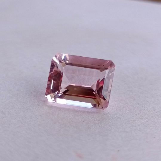 Natural Pink Morganite 8x6mm Octagon 1.52 Cts ( MGOCT008) - Bluestargemstones - - 