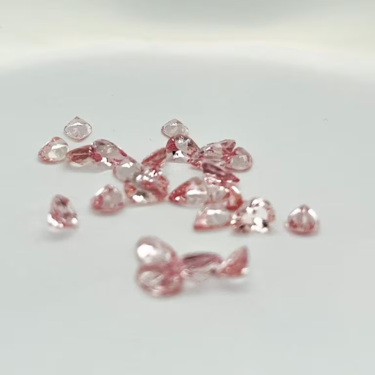 Natural Pink Morganite 8x6mm Pear Shape 0.83 Cts (PIP007) - Bluestargemstones - - 