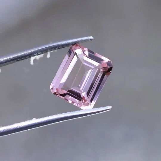 Natural Pink Morganite 9x11mm Octagon Shape (PIOCT005) - Bluestargemstones - - 