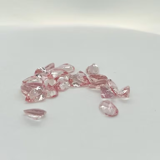 Natural Pink Morganite Pear Shape Lot 22.05 Cts (PIP008) - Bluestargemstones - - 