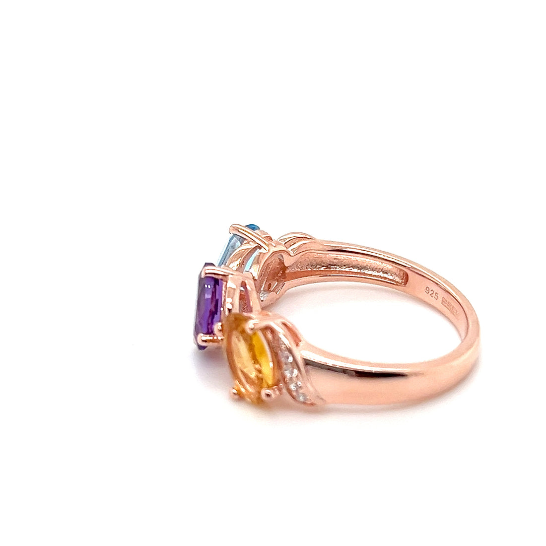 Trio Aura Silver Ring