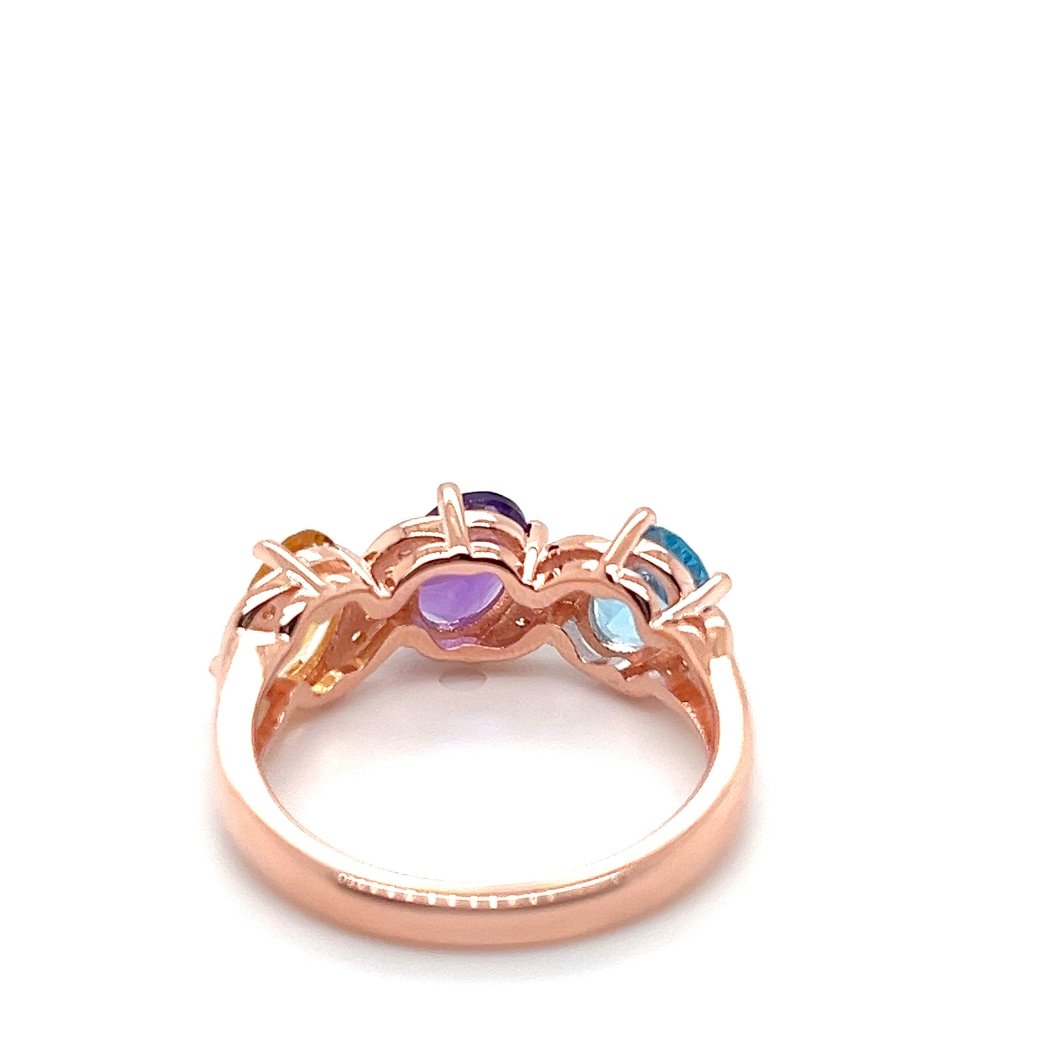 Trio Aura Silver Ring