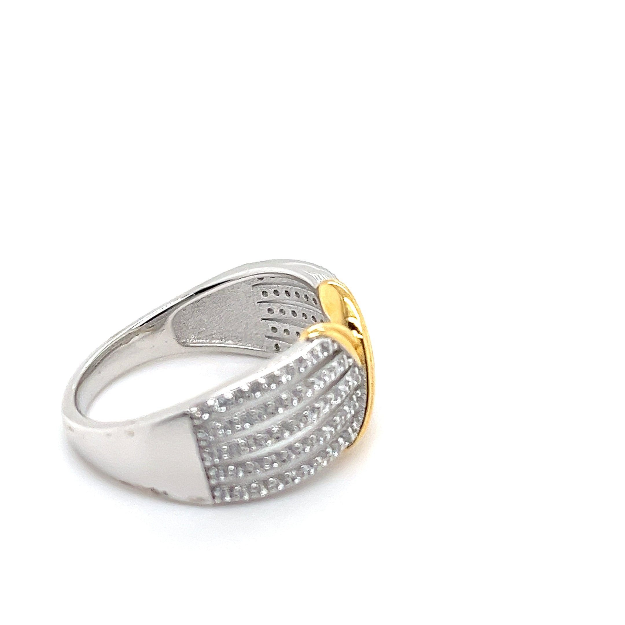 Pure Spark Silver Ring