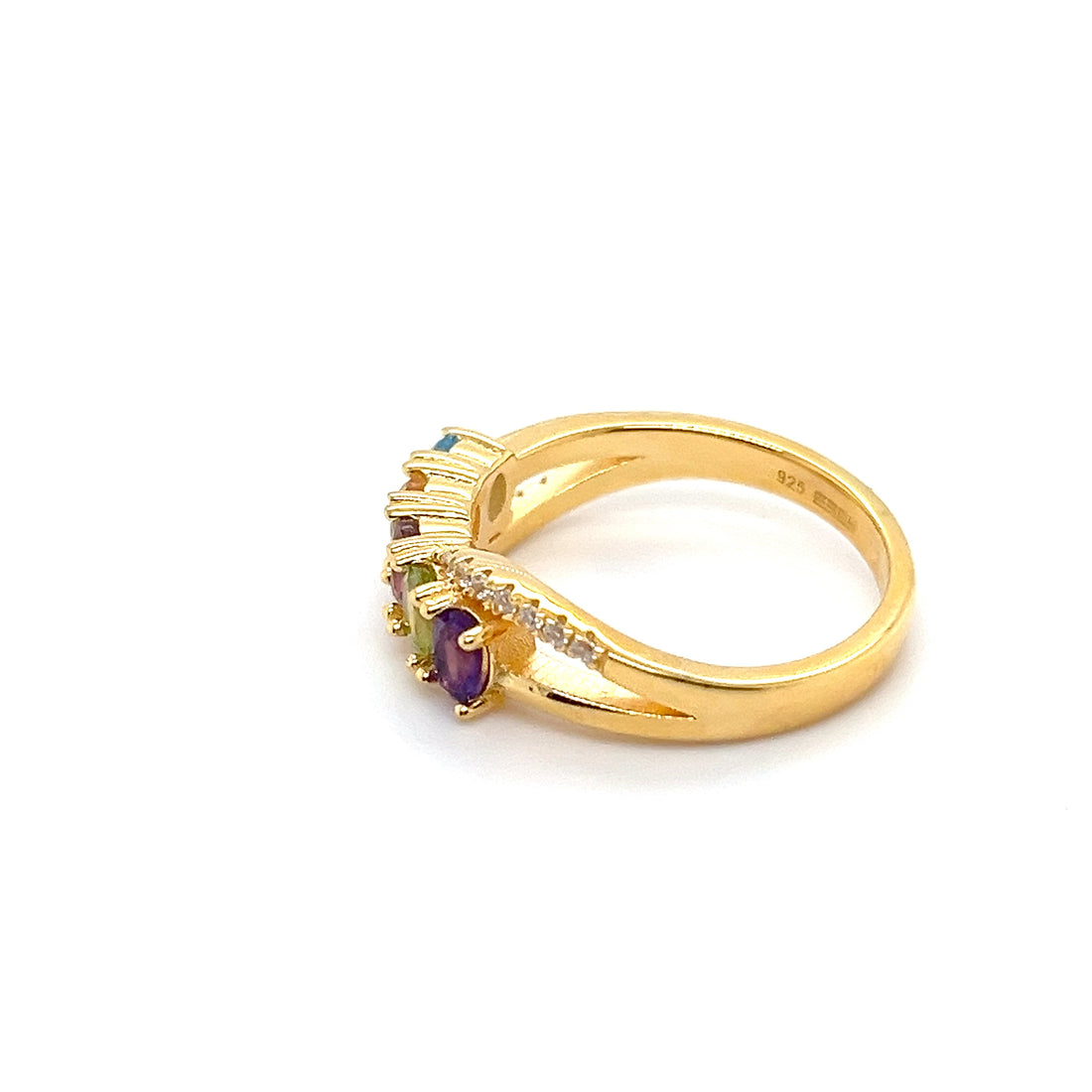 Petite Prism Silver Ring