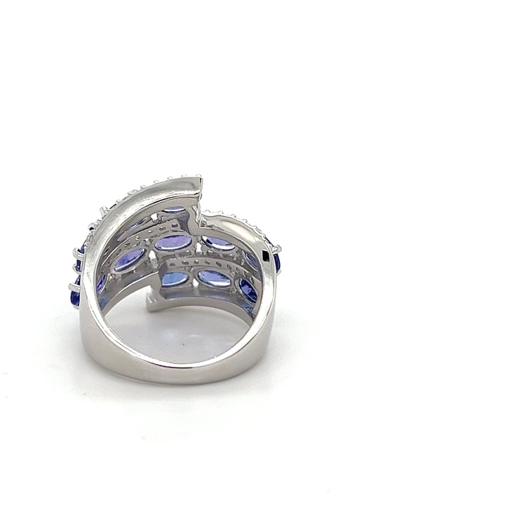 11 Oval Tanzanite Ring - 0.305ctw - 925 Sterling Silver