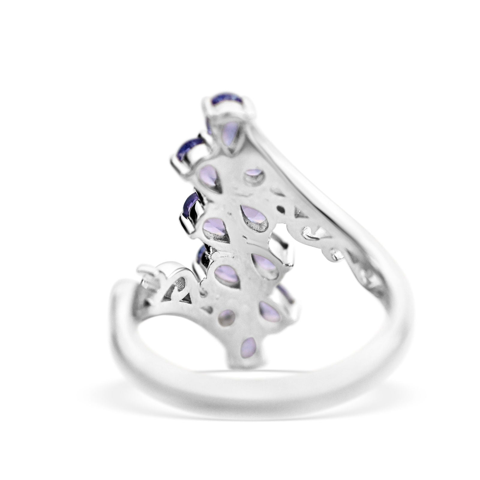 Vintage Tanzanite Ring: 5.14 Carats, Pear-Cut (PJC21806R) - Bluestargemstones - - 