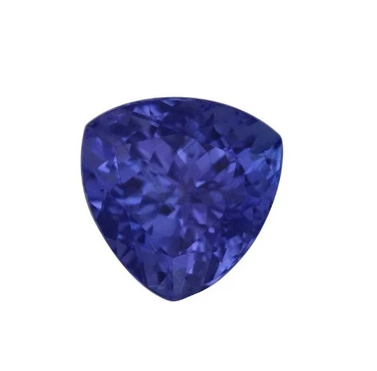 8mm AAAA Garde Natural Tanzanite Faceted Trillion Cut Gemstone 2.08 Cts Top Quality Loose Gemstone Tanzanite Jewelry