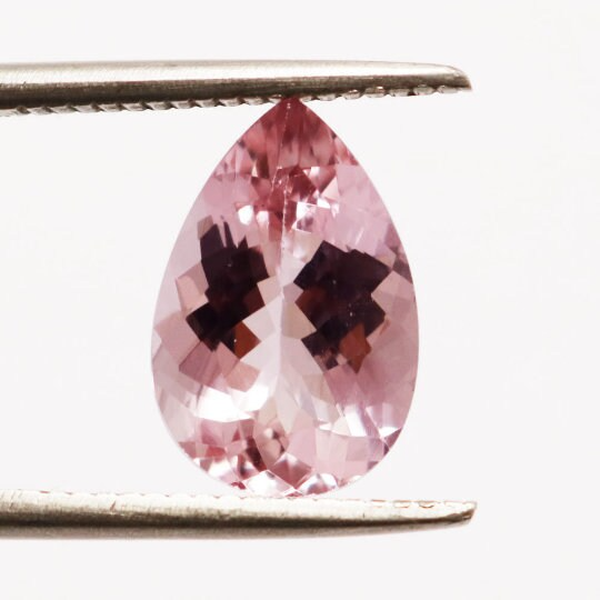 Natural Pink Morganite 3.40 Cts Pear Shape 9x13mm (PIP009)