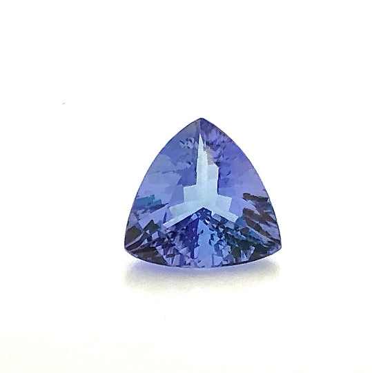 10mm AA Grade Natural Tanzanite (Trillion 2.89 Ctw) Faceted Cut Top Quality Loose Gemstone Tanzanite Jewelry